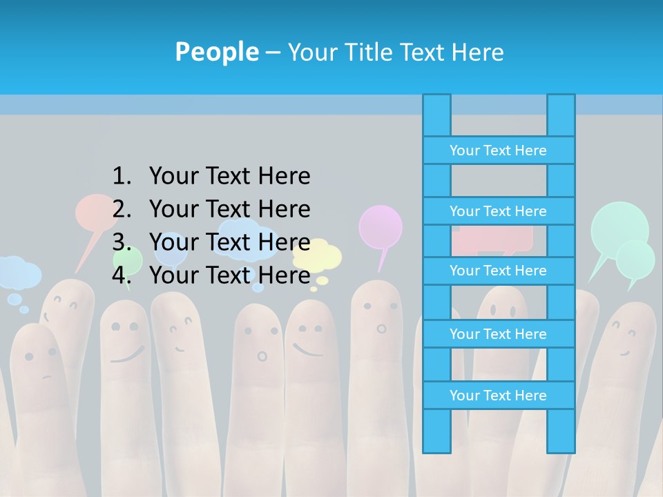 Happy Connect Conceptual PowerPoint Template