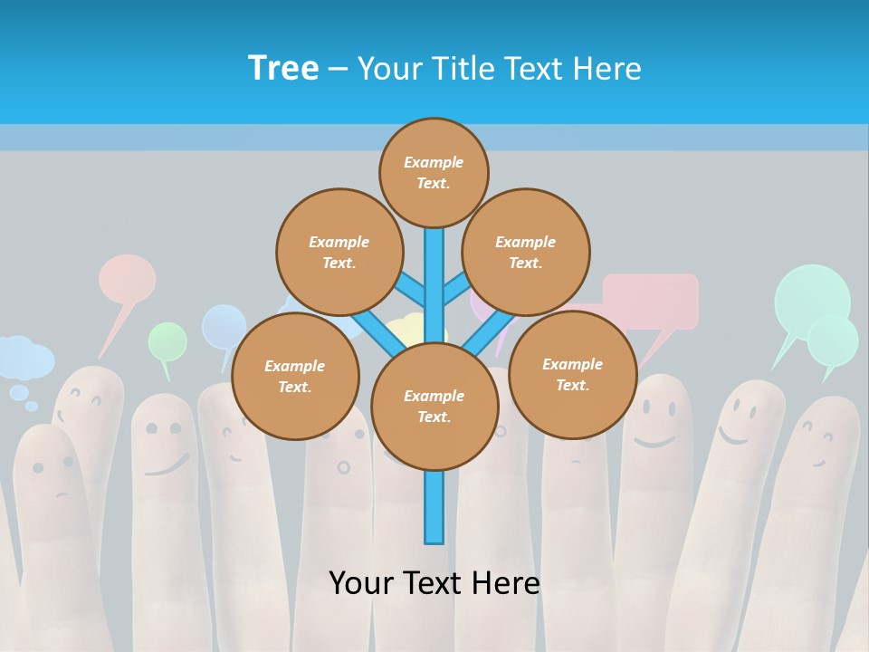 Happy Connect Conceptual PowerPoint Template