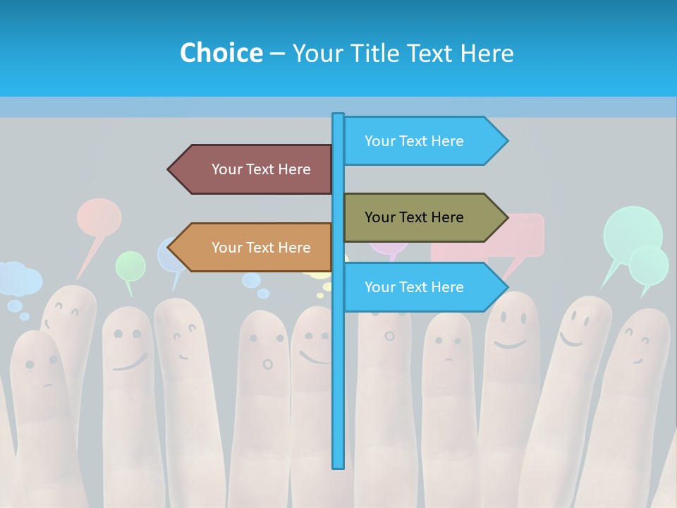 Happy Connect Conceptual PowerPoint Template