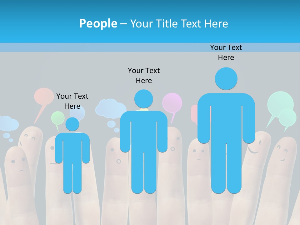 Happy Connect Conceptual PowerPoint Template