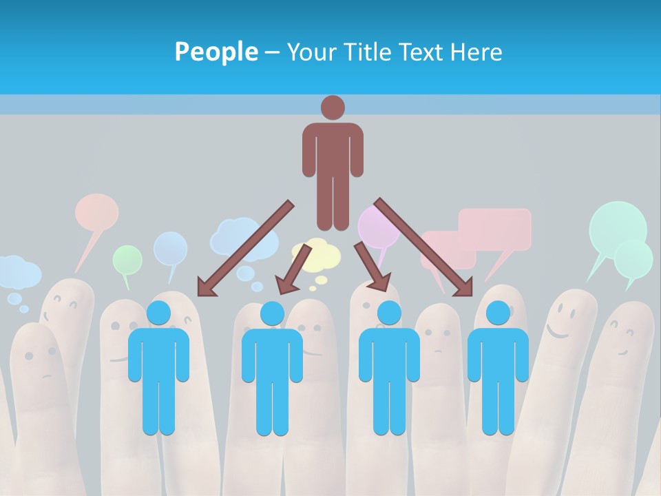 Happy Connect Conceptual PowerPoint Template