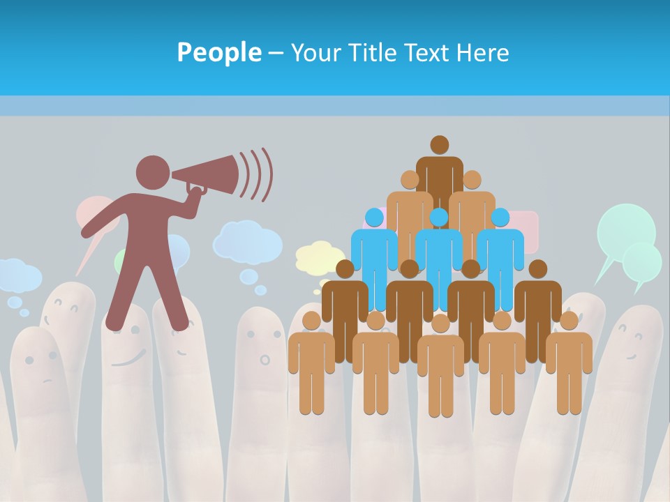 Happy Connect Conceptual PowerPoint Template