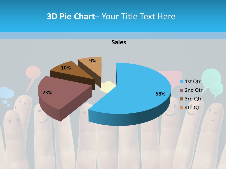 Happy Connect Conceptual PowerPoint Template