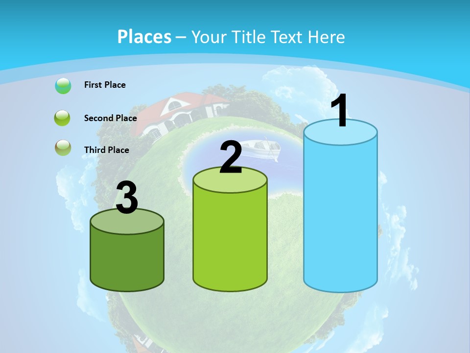 Copyspace Field Landscape PowerPoint Template