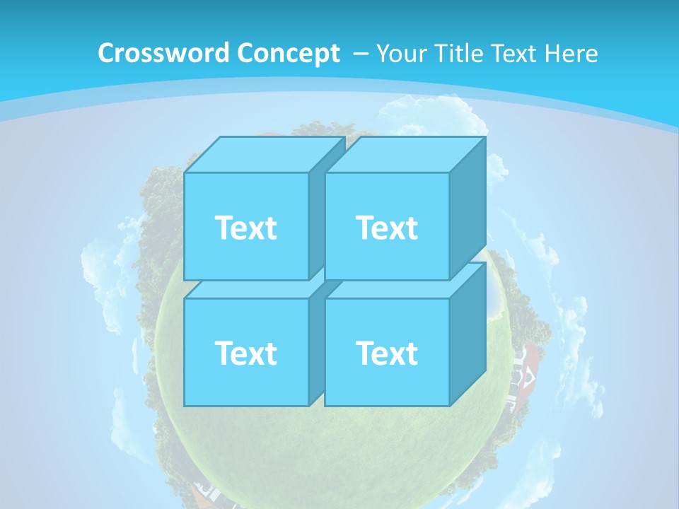 Copyspace Field Landscape PowerPoint Template