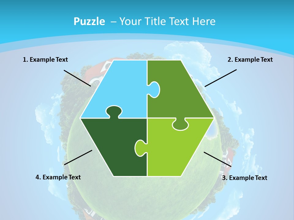 Copyspace Field Landscape PowerPoint Template