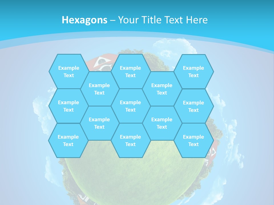 Copyspace Field Landscape PowerPoint Template