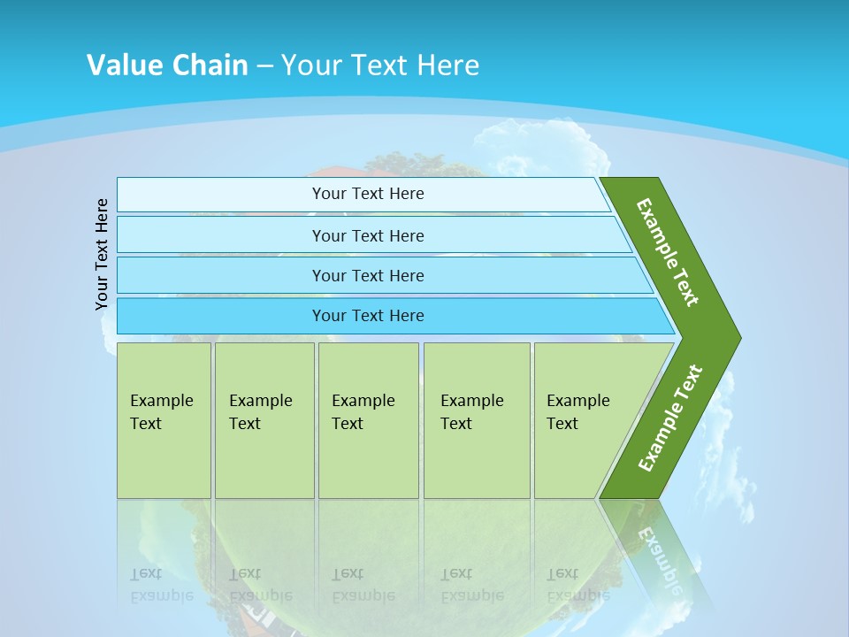Copyspace Field Landscape PowerPoint Template