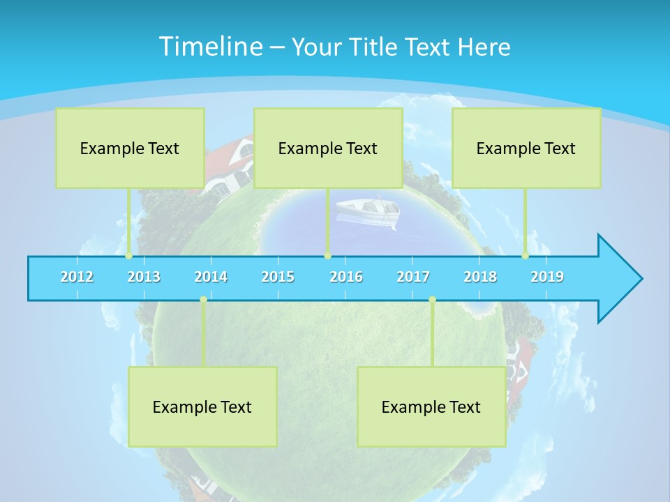 Copyspace Field Landscape PowerPoint Template
