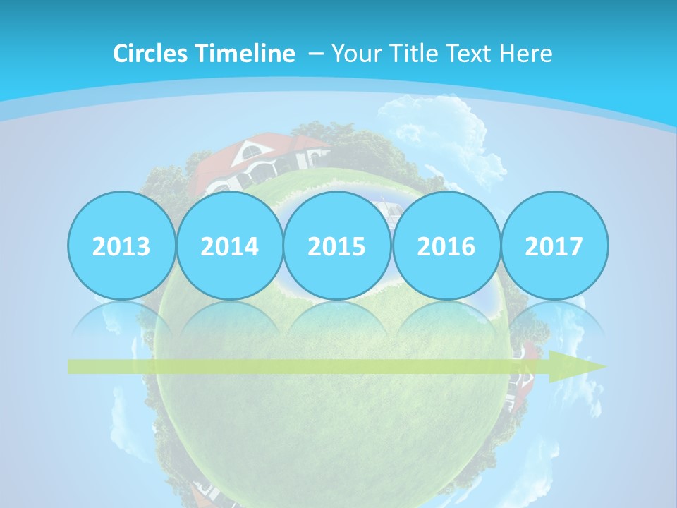 Copyspace Field Landscape PowerPoint Template