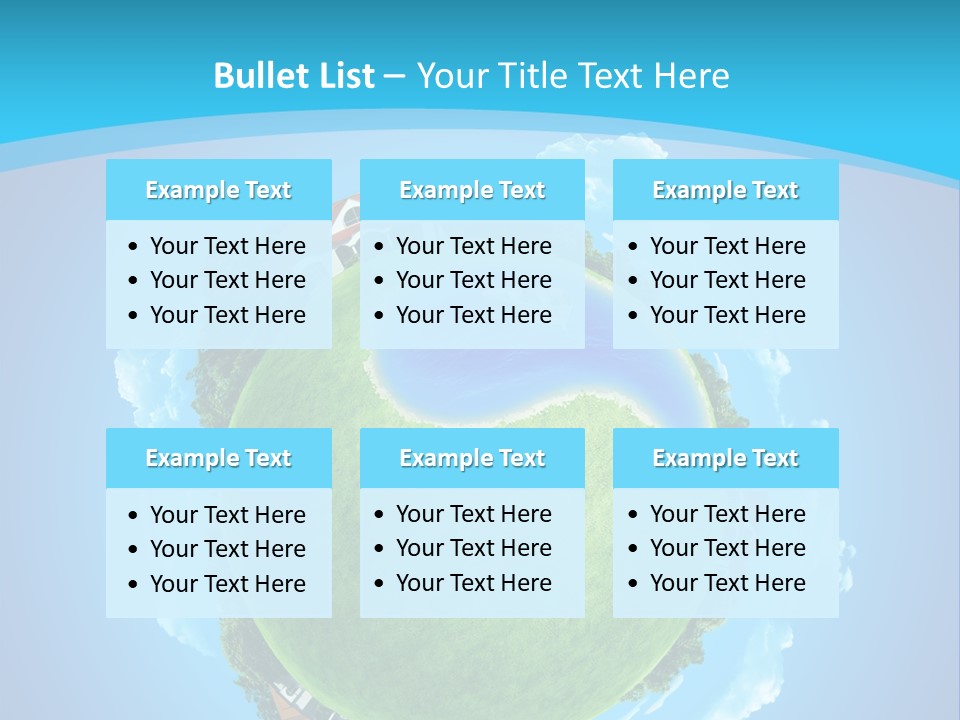 Copyspace Field Landscape PowerPoint Template