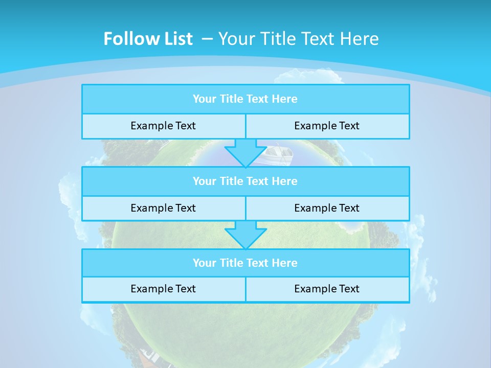 Copyspace Field Landscape PowerPoint Template