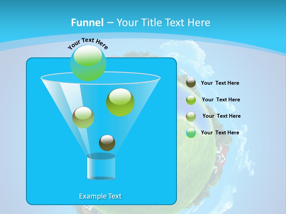 Copyspace Field Landscape PowerPoint Template