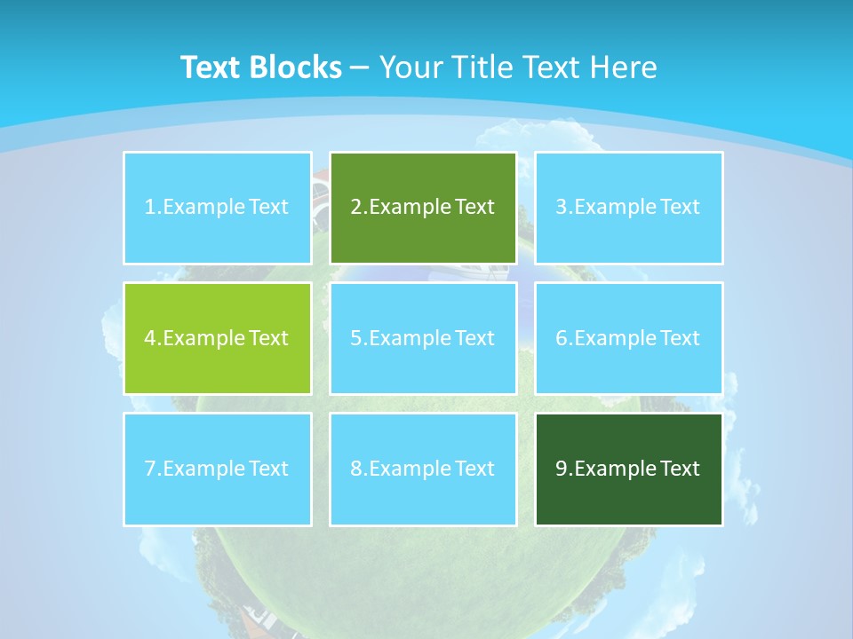 Copyspace Field Landscape PowerPoint Template