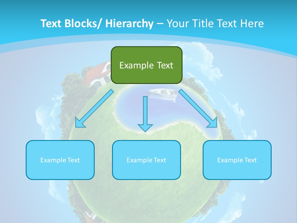 Copyspace Field Landscape PowerPoint Template