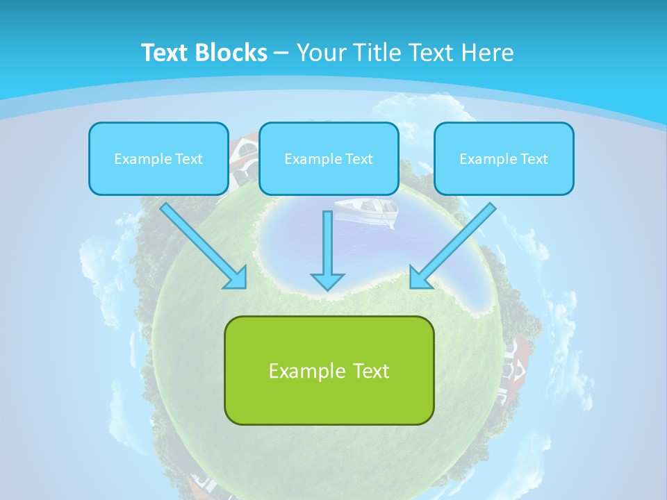 Copyspace Field Landscape PowerPoint Template
