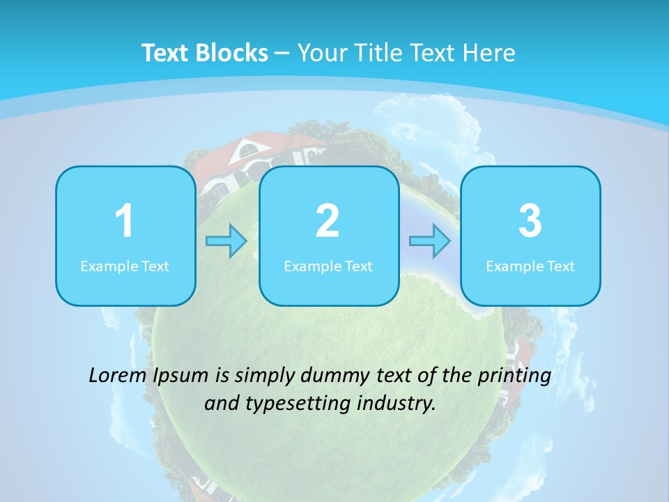 Copyspace Field Landscape PowerPoint Template