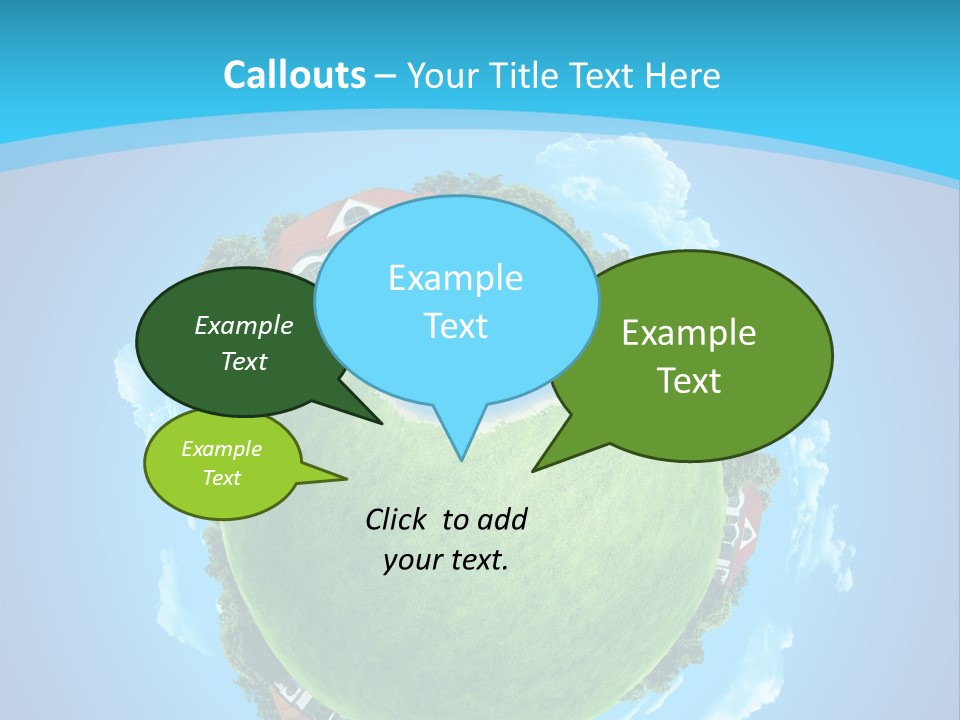 Copyspace Field Landscape PowerPoint Template