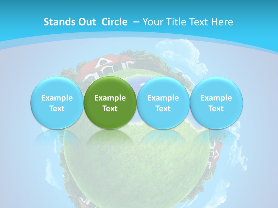 Copyspace Field Landscape PowerPoint Template