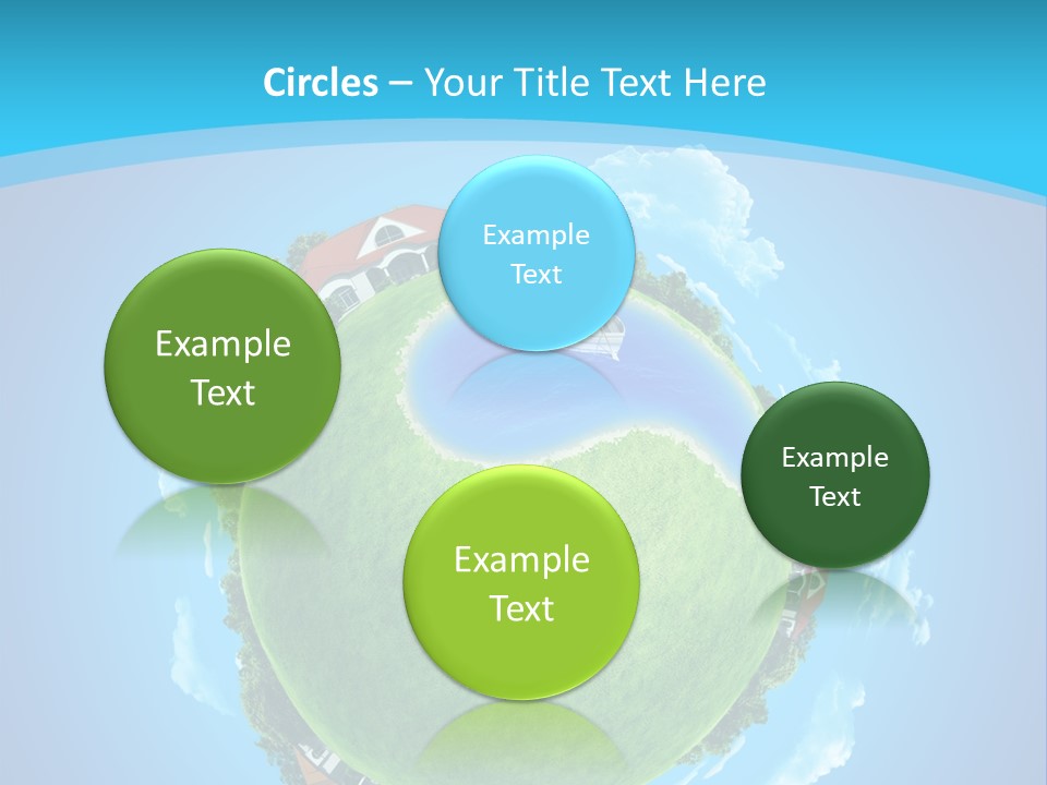 Copyspace Field Landscape PowerPoint Template