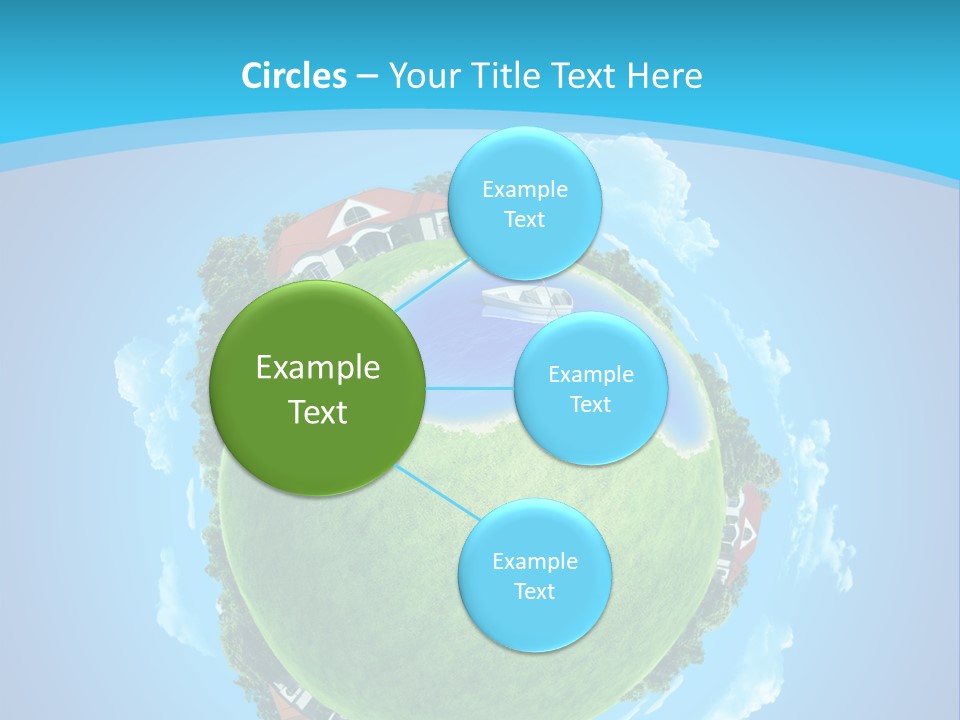Copyspace Field Landscape PowerPoint Template