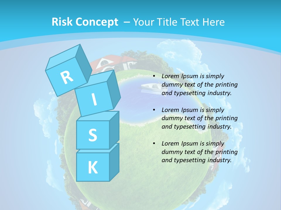 Copyspace Field Landscape PowerPoint Template