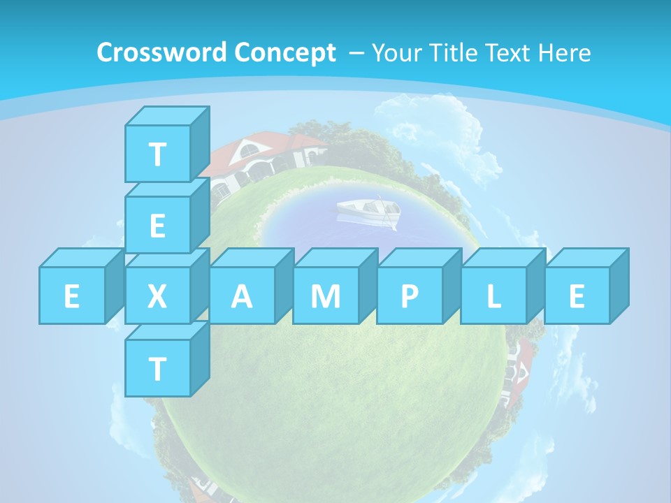 Copyspace Field Landscape PowerPoint Template