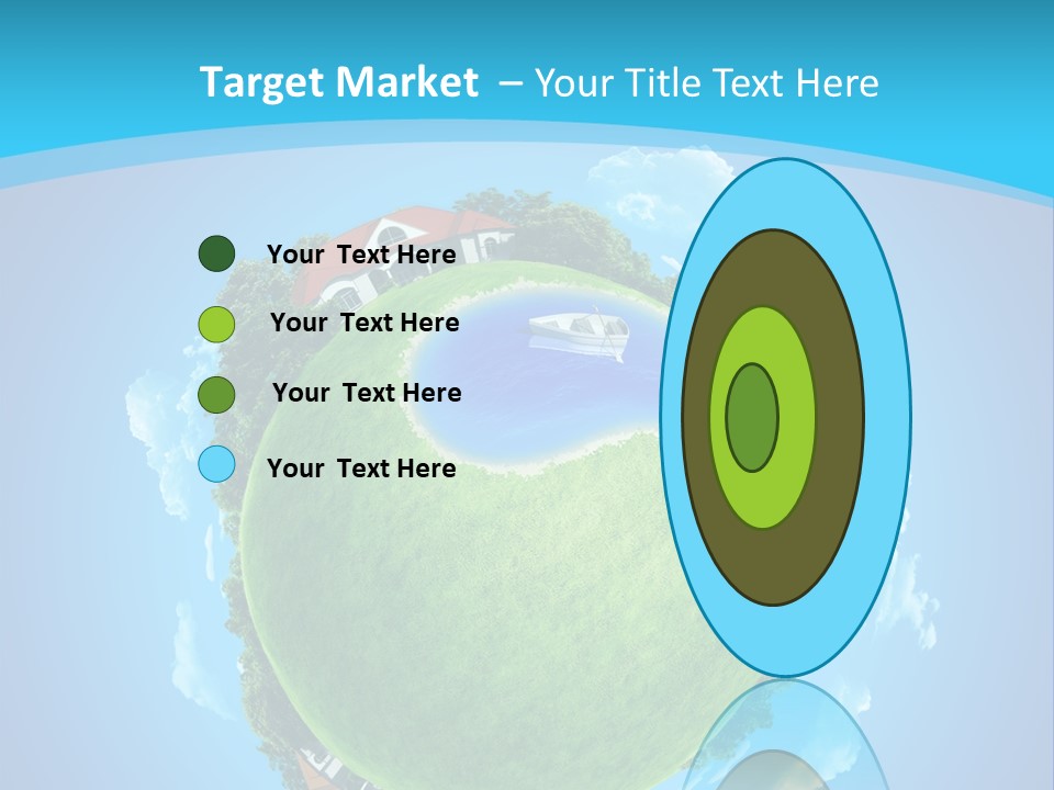 Copyspace Field Landscape PowerPoint Template