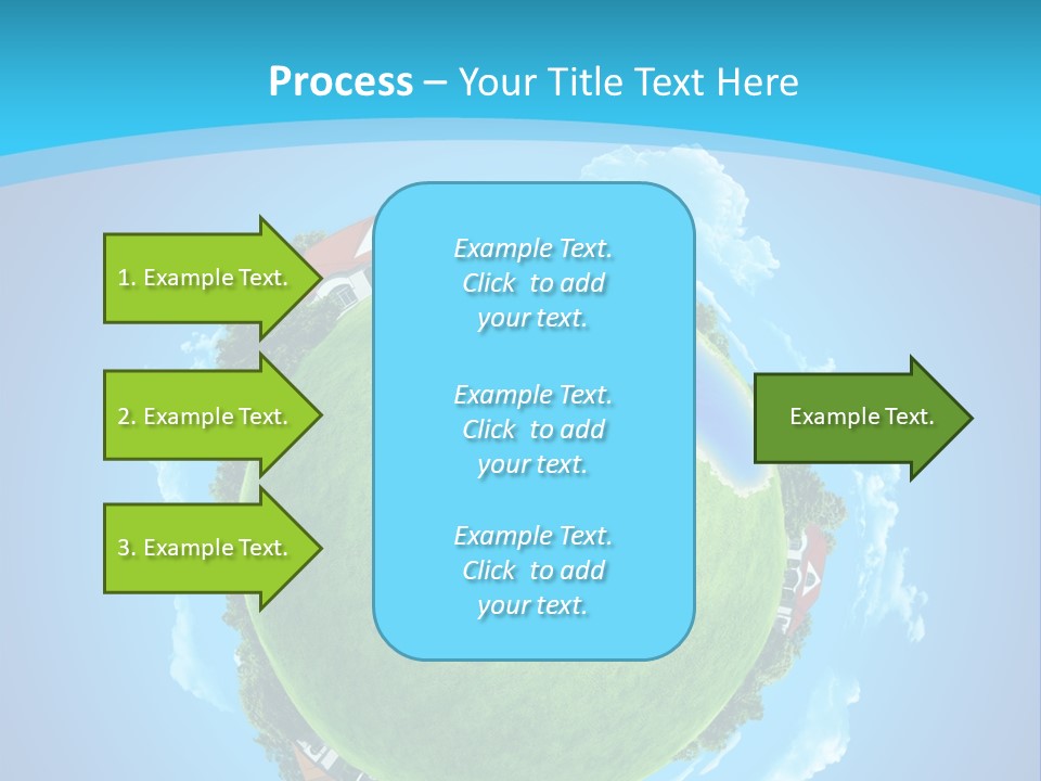 Copyspace Field Landscape PowerPoint Template