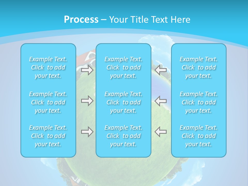 Copyspace Field Landscape PowerPoint Template