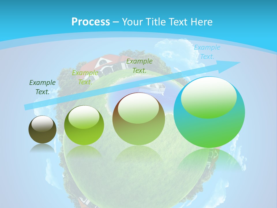 Copyspace Field Landscape PowerPoint Template