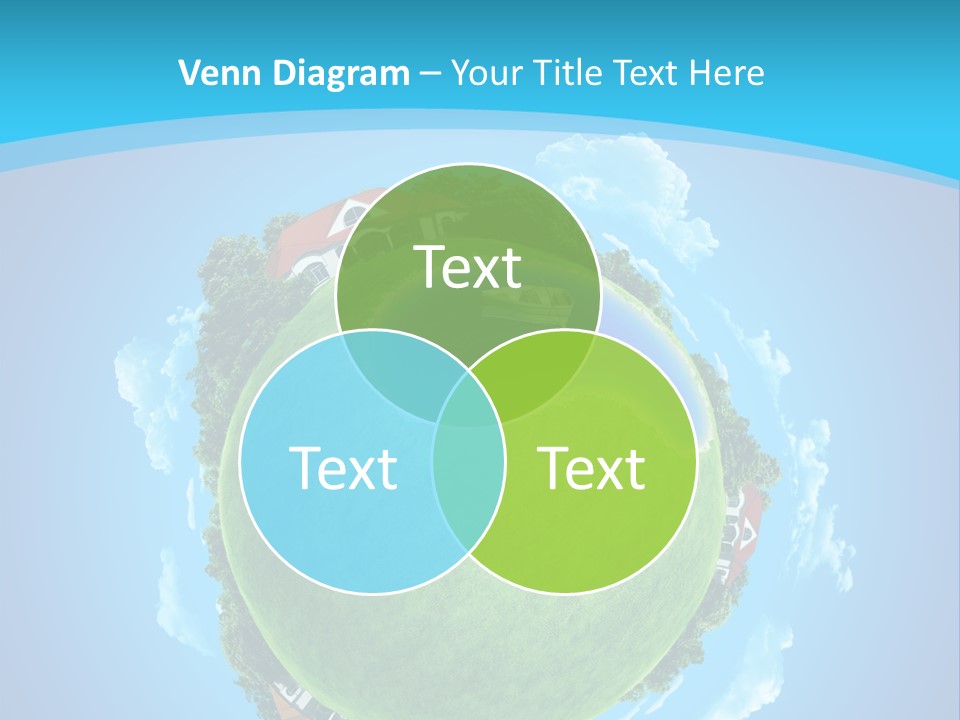 Copyspace Field Landscape PowerPoint Template
