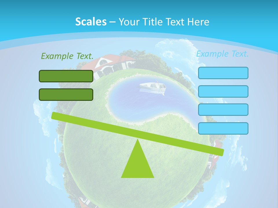 Copyspace Field Landscape PowerPoint Template