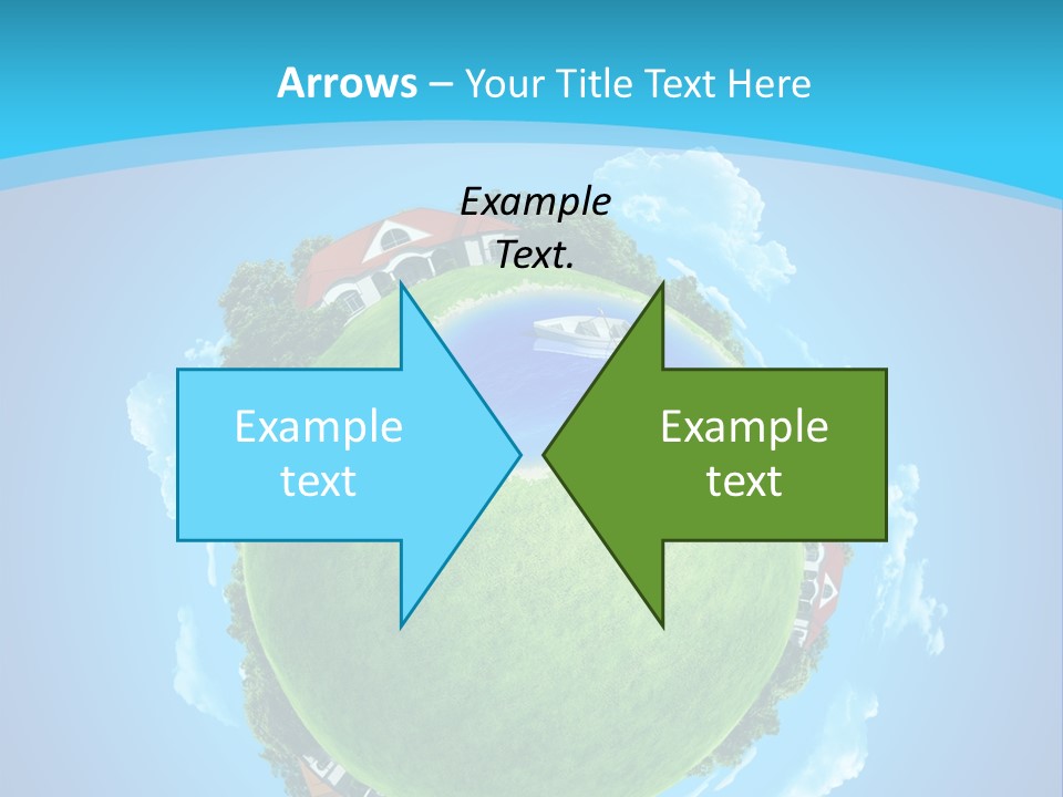 Copyspace Field Landscape PowerPoint Template