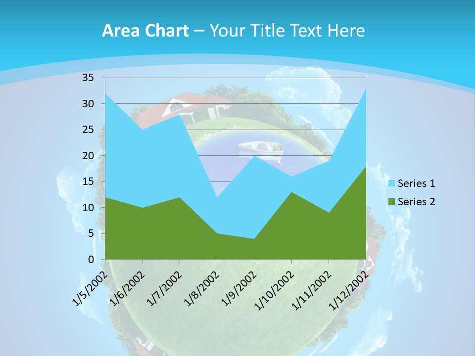 Copyspace Field Landscape PowerPoint Template