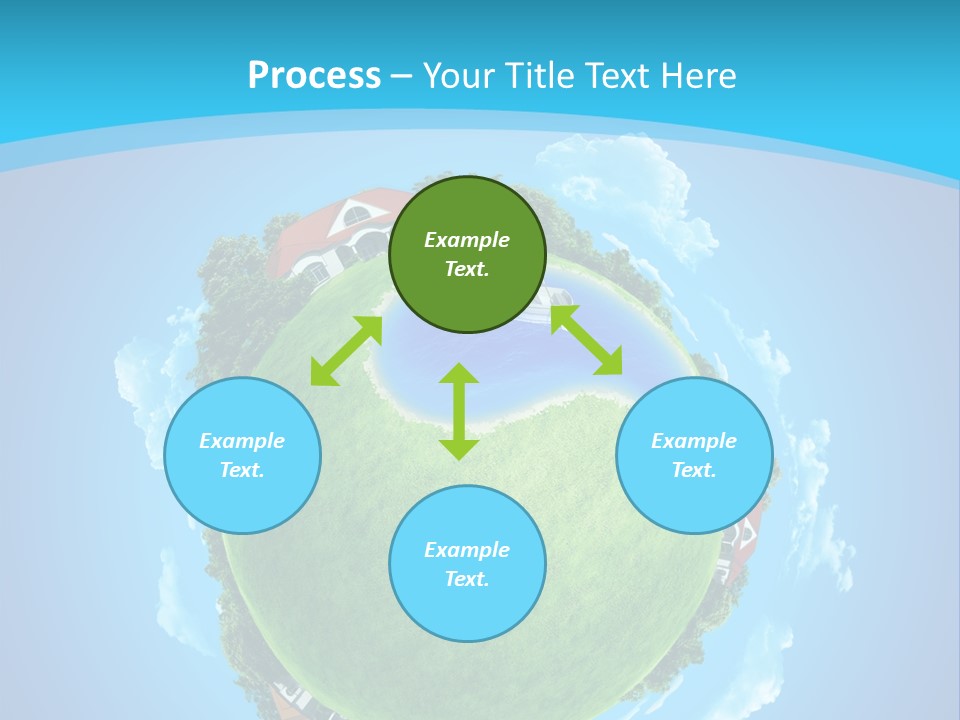 Copyspace Field Landscape PowerPoint Template