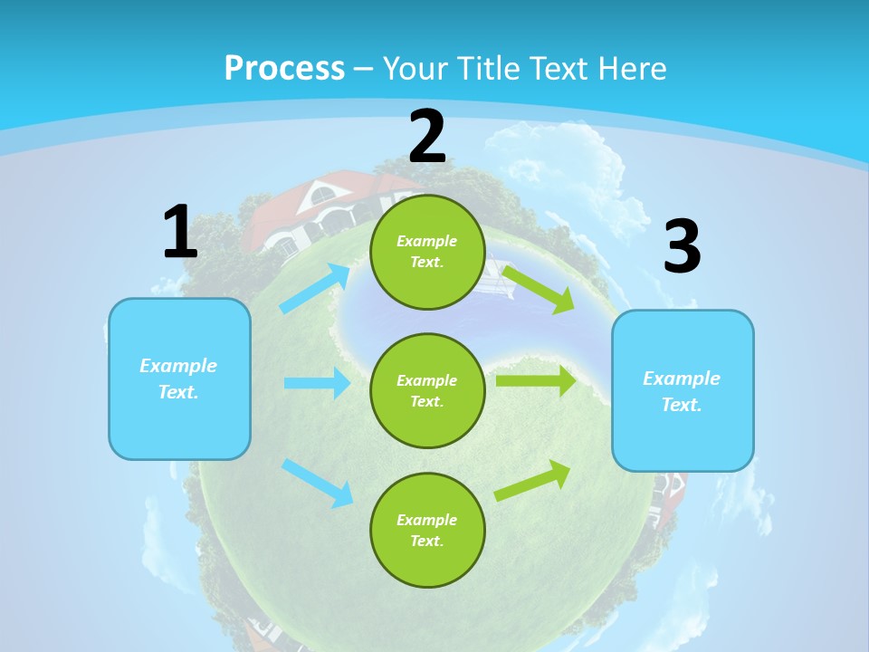 Copyspace Field Landscape PowerPoint Template