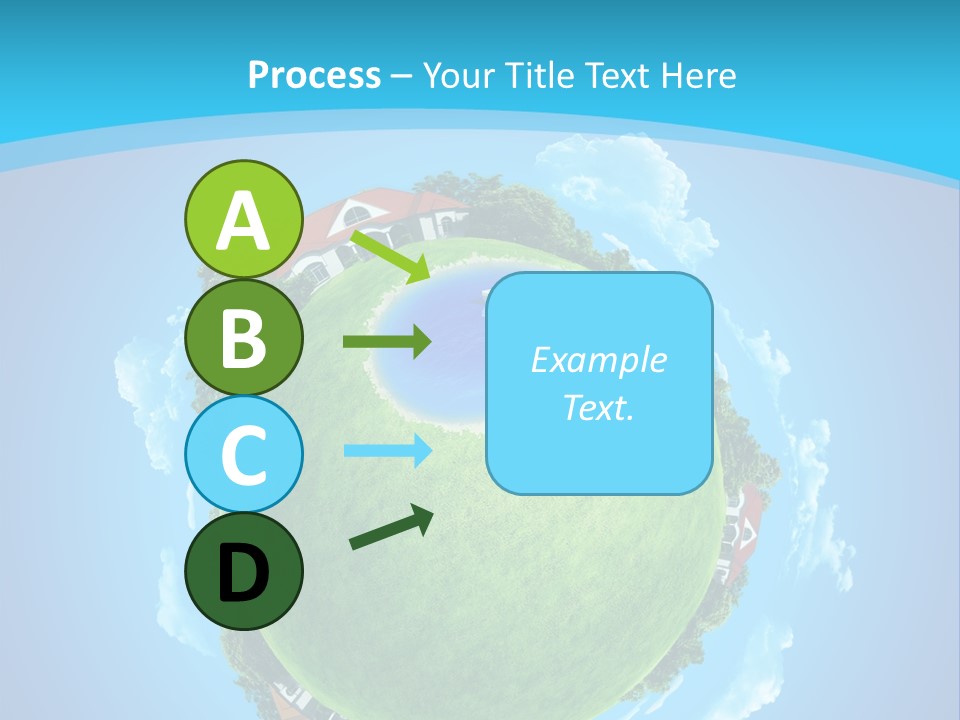 Copyspace Field Landscape PowerPoint Template