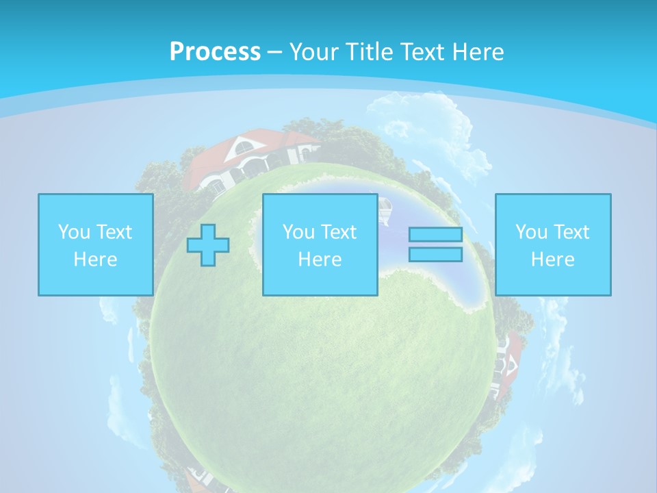 Copyspace Field Landscape PowerPoint Template
