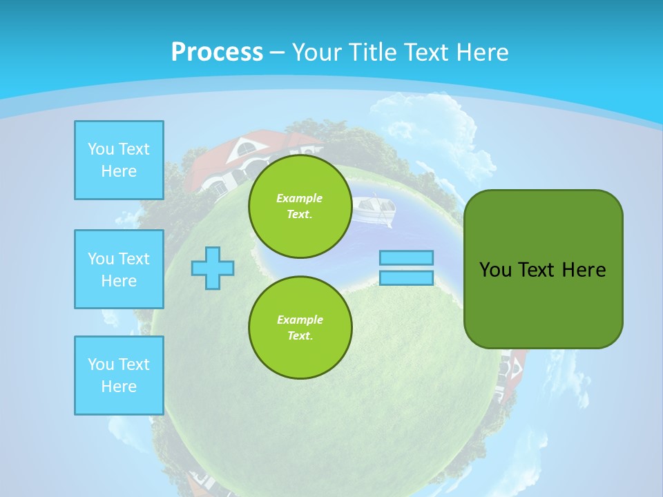 Copyspace Field Landscape PowerPoint Template