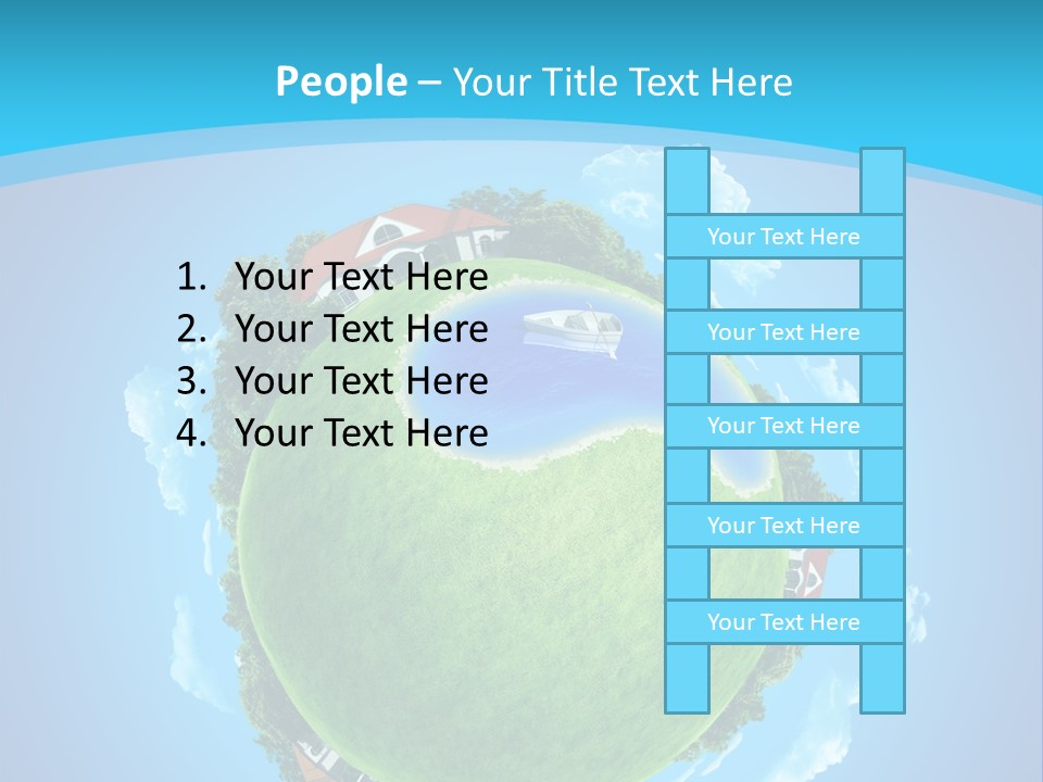 Copyspace Field Landscape PowerPoint Template