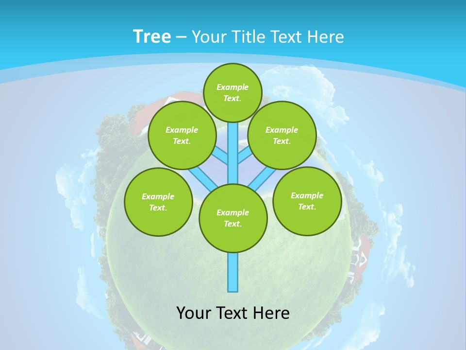 Copyspace Field Landscape PowerPoint Template