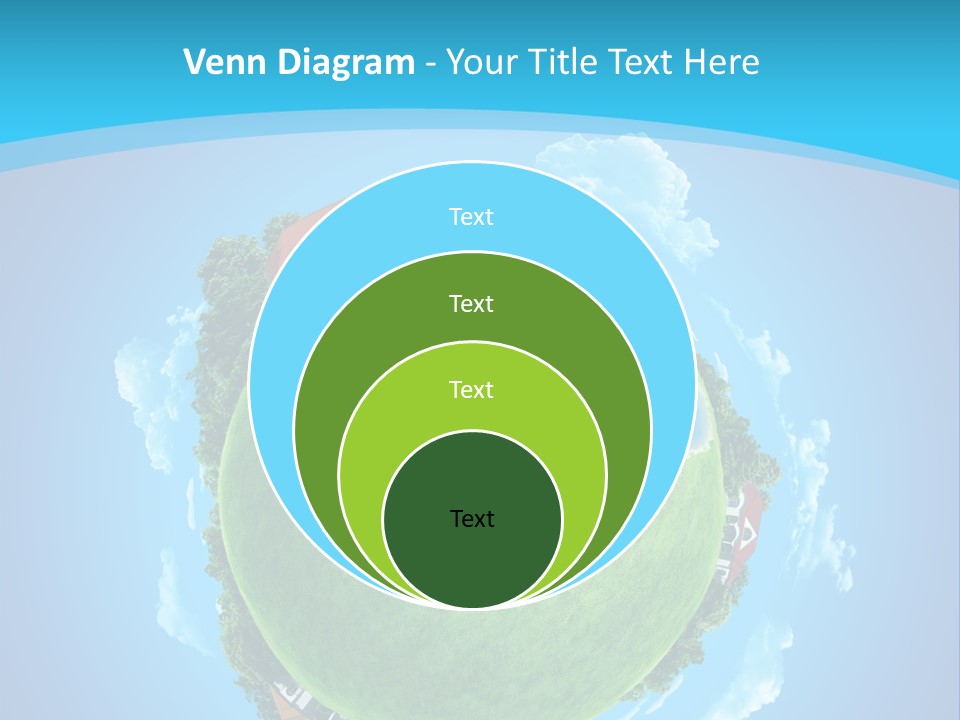 Copyspace Field Landscape PowerPoint Template