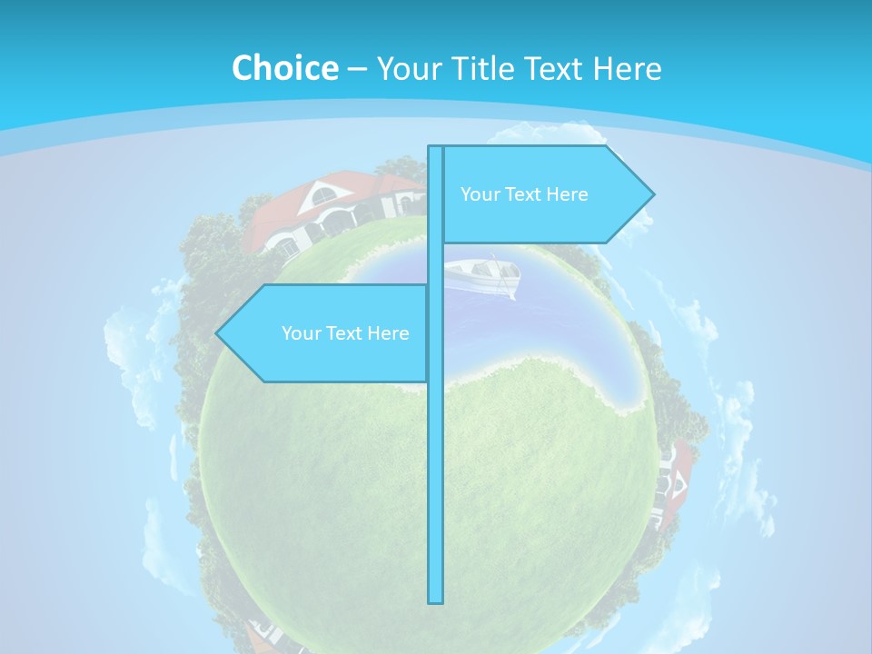 Copyspace Field Landscape PowerPoint Template