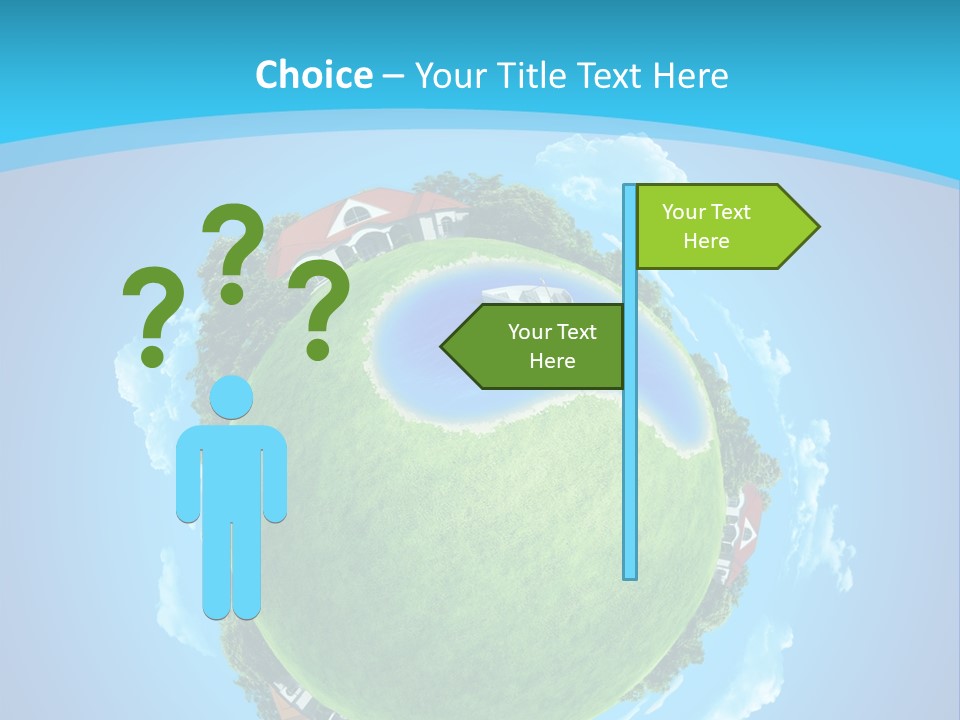 Copyspace Field Landscape PowerPoint Template