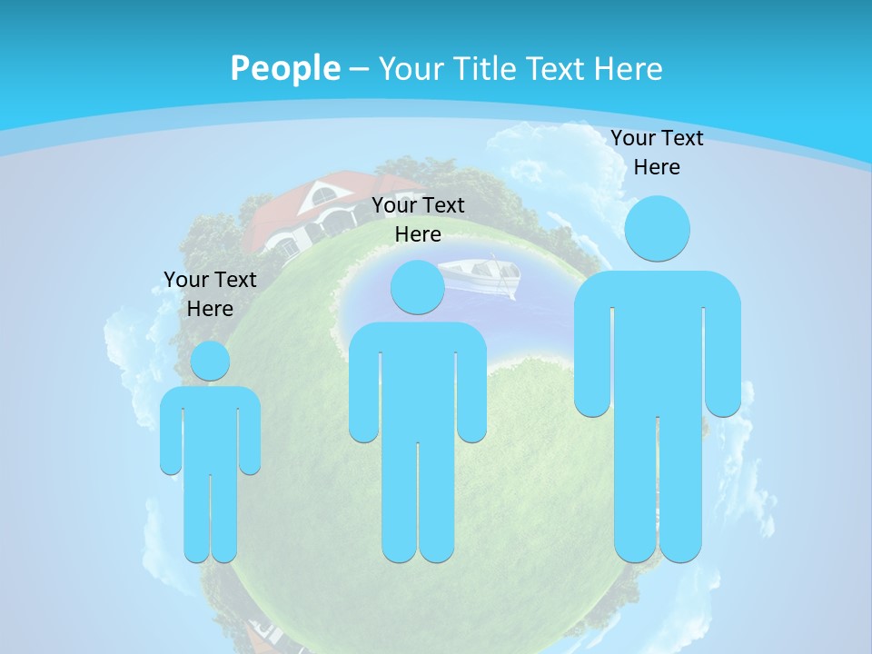 Copyspace Field Landscape PowerPoint Template