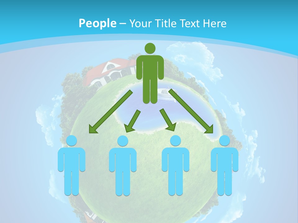 Copyspace Field Landscape PowerPoint Template