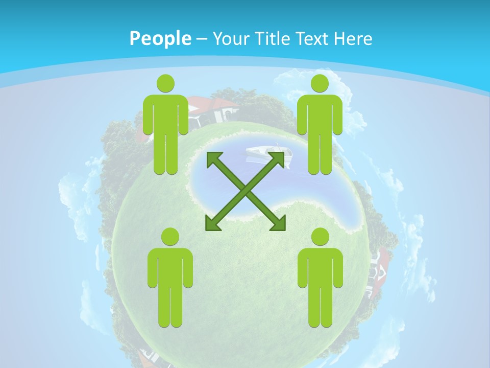 Copyspace Field Landscape PowerPoint Template