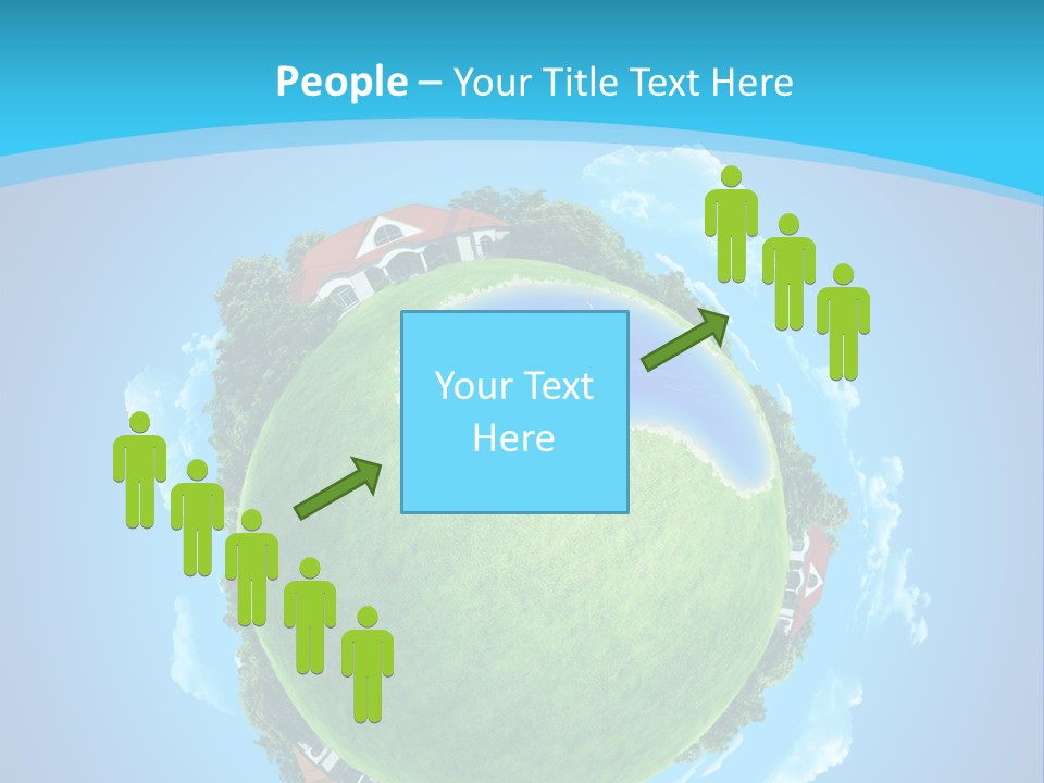 Copyspace Field Landscape PowerPoint Template