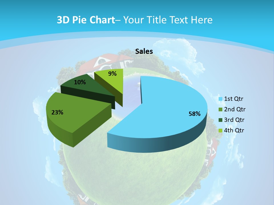 Copyspace Field Landscape PowerPoint Template